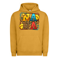 Pigment Peanut Butter Softball nana leopard frame Urban Hoodie - LillyAllenDesigns