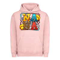 Pigment Salmon Softball nana leopard frame Urban Hoodie - LillyAllenDesigns