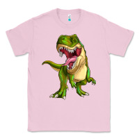 Bubblegum Pink T-rex Classic Tee - MaliasSmallBusiness