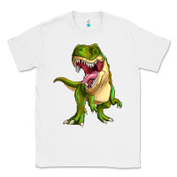 White T-rex Classic Tee - MaliasSmallBusiness