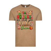 Vintage Coffee the holidays are what you bake them Vintage Tee - MaliasSmallBusiness