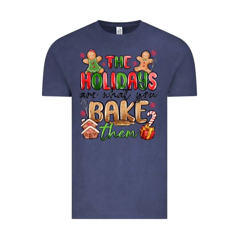 The Holidays Are What You Bake Them Vintage Tee by MaliasSmallBusiness | Teevron
