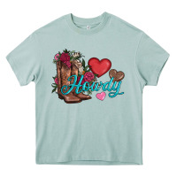 Arona valentines day howdy and boots Heavy Core Tee - AdoDesignShop