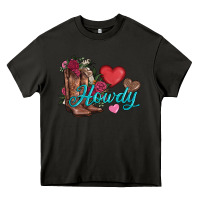 Asphalt valentines day howdy and boots Heavy Core Tee - AdoDesignShop