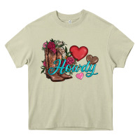 Mossy valentines day howdy and boots Heavy Core Tee - AdoDesignShop