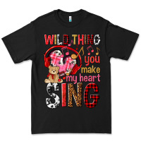 Black wild thing you make my heart sing Premium Tee - NancyCooperArtShop