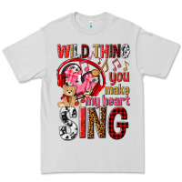 Dove Grey wild thing you make my heart sing Premium Tee - NancyCooperArtShop