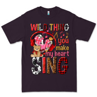 Plum wild thing you make my heart sing Premium Tee - NancyCooperArtShop
