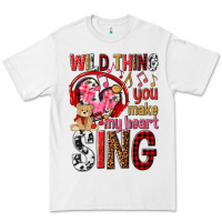 White wild thing you make my heart sing Premium Tee - NancyCooperArtShop