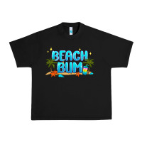 Black beach bum Urban Heavy Tee - JahusDesignShop