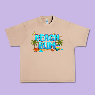 Beach Bum Urban Heavy Tee Designed By Jahusdesignshop