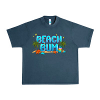 Midnight Navy beach bum Urban Heavy Tee - JahusDesignShop