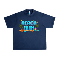 Navy beach bum Urban Heavy Tee - JahusDesignShop