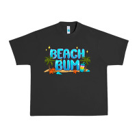 Pigment Black beach bum Urban Heavy Tee - JahusDesignShop