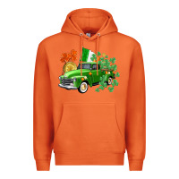 Carrot Western St. Patrick's Day truck Premium Hoodie - CowGirlArtShop