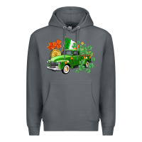 Rock Western St. Patrick's Day truck Premium Hoodie - CowGirlArtShop