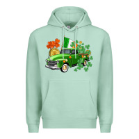 Seafoam Western St. Patrick's Day truck Premium Hoodie - CowGirlArtShop