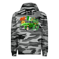 Slate Camo Western St. Patrick's Day truck Premium Hoodie - CowGirlArtShop