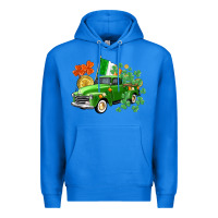 True Royal Western St. Patrick's Day truck Premium Hoodie - CowGirlArtShop