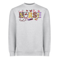 Heather Grey Easter Nurse Heavyweight Sweatshirt - RanaPortraitStore