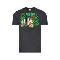 Vintage Black camp life Vintage Tee - MaliasSmallBusiness