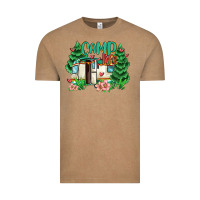 Vintage Coffee camp life Vintage Tee - MaliasSmallBusiness