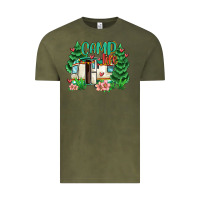 Vintage Olive camp life Vintage Tee - MaliasSmallBusiness