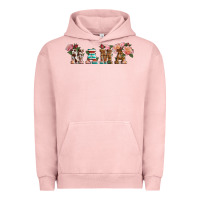Pigment Salmon western mama pink roses Mother's Day Urban Hoodie - LillyAllenDesigns