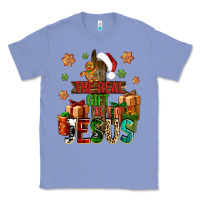 Colony Blue The real gift is Jesus Classic Tee - NancyCooperArtShop