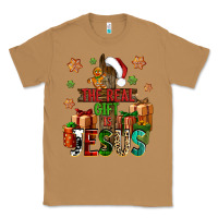 Toasted Coconut The real gift is Jesus Classic Tee - NancyCooperArtShop