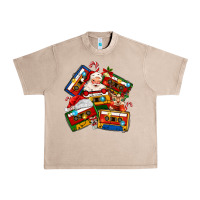 French Oak christmas cassette tapes Urban Heavy Tee - MaliasSmallBusiness