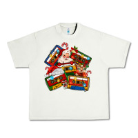 Pistachio christmas cassette tapes Urban Heavy Tee - MaliasSmallBusiness