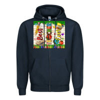 Navy best teacher ever Zipper Hoodie - TumblerDesignByShophia