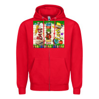 Red best teacher ever Zipper Hoodie - TumblerDesignByShophia