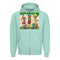 Seafoam best teacher ever Zipper Hoodie - TumblerDesignByShophia