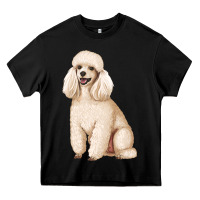 Black standart poodle Heavy Core Tee - Artiststas