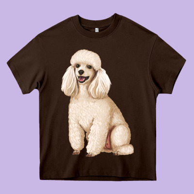 Standart Poodle Heavy Core Tee Designed By Artiststas