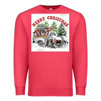 Cardinal merry chrıstmas Premium Sweatshirt - FaDigitalArtStudio