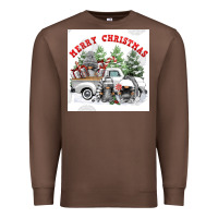 Chestnut merry chrıstmas Premium Sweatshirt - FaDigitalArtStudio