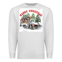 Oatmeal Heather merry chrıstmas Premium Sweatshirt - FaDigitalArtStudio