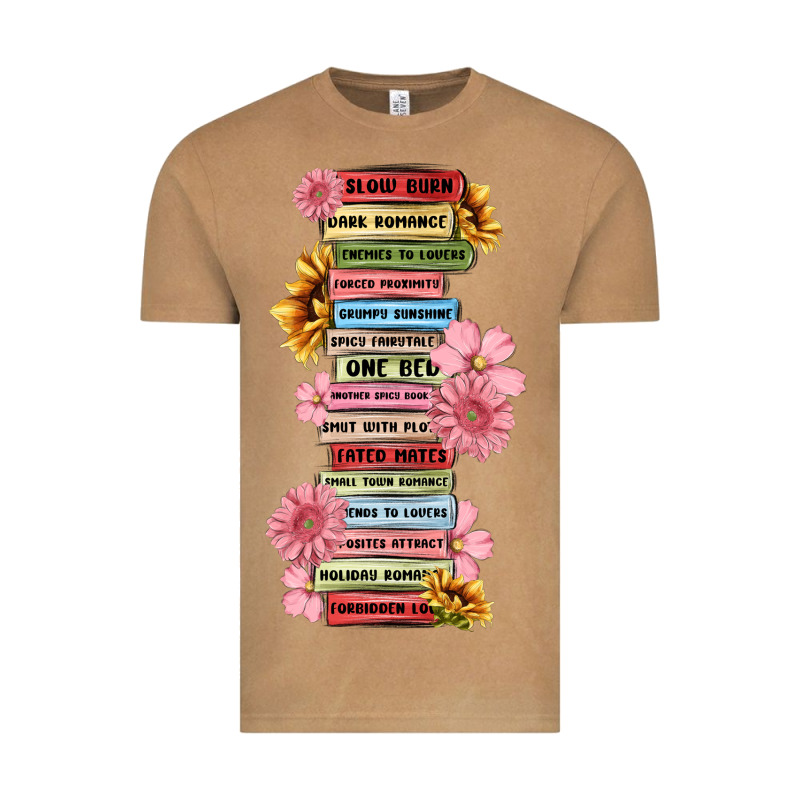 Floral Books Vintage Tee by MaliasSmallBusiness | Teevron