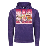 Cloud Purple christmas calories no cuentan Vintage Hoodie - MaliasSmallBusiness