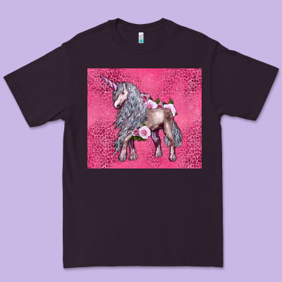 Unicorn Premium Tee Designed By Lillyallendesigns