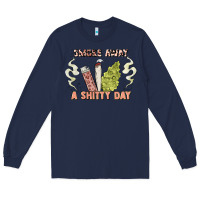 Navy smoke away a sh tty day Long Sleeve Tee - Artiststas