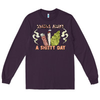 Plum smoke away a sh tty day Long Sleeve Tee - Artiststas
