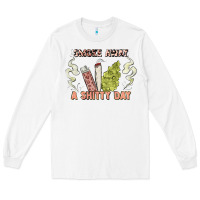 White smoke away a sh tty day Long Sleeve Tee - Artiststas