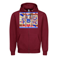 Burgundy 4 th of july Zipper Hoodie - TumblerDesignByShophia