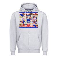 Heather Grey 4 th of july Zipper Hoodie - TumblerDesignByShophia