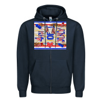 Navy 4 th of july Zipper Hoodie - TumblerDesignByShophia