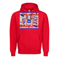 Red 4 th of july Zipper Hoodie - TumblerDesignByShophia
